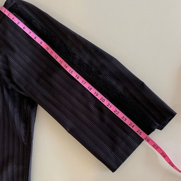 AMERICAN RAG women size 11 Button High Wide Waist Bermuda Capri  pockets 4 - Picture 4 of 9